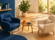 Dos sillones frente a frente en una sala de coaching